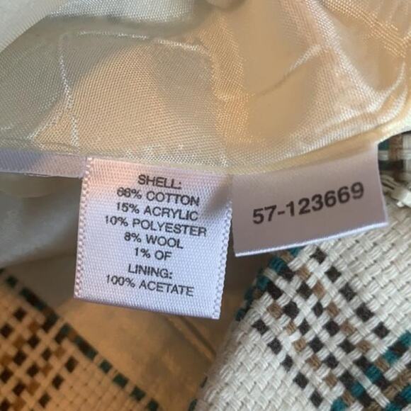 Ann Taylor Loft Basket Weave Plaid A-Line Skirt, Sz 10 - Picture 8 of 8